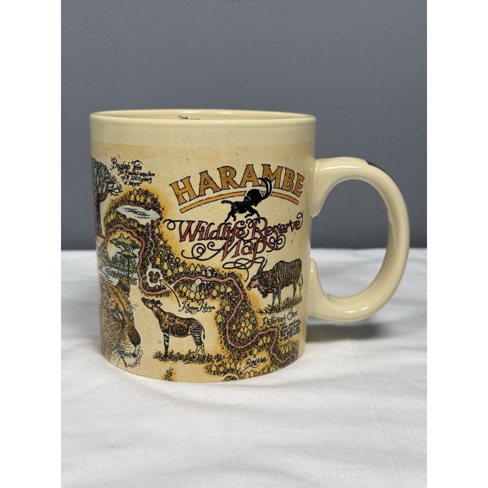 Disney Animal Kingdom Harambe Wildlife Reserve Kilimanjaro Safaris Mug WDW